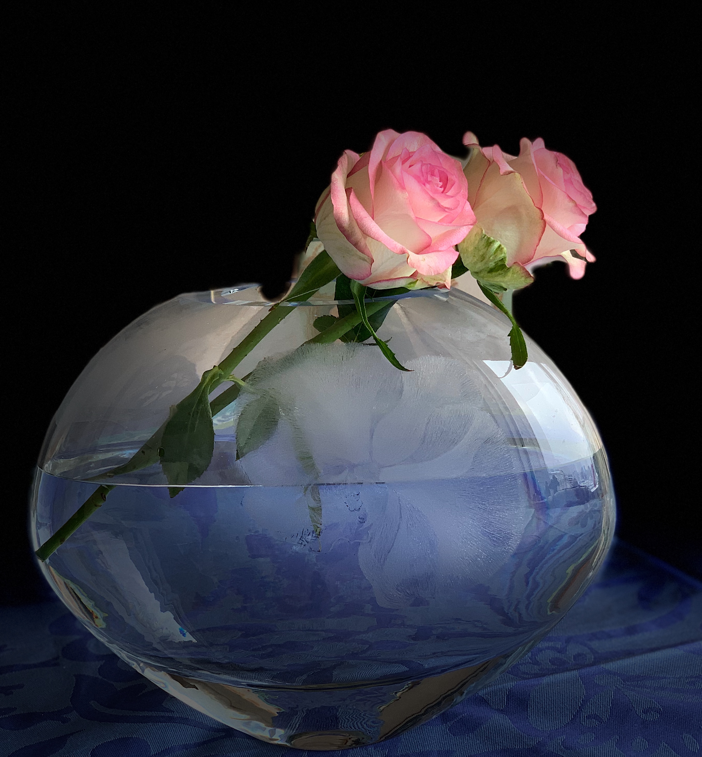 グラスリッツェン蘭の花瓶