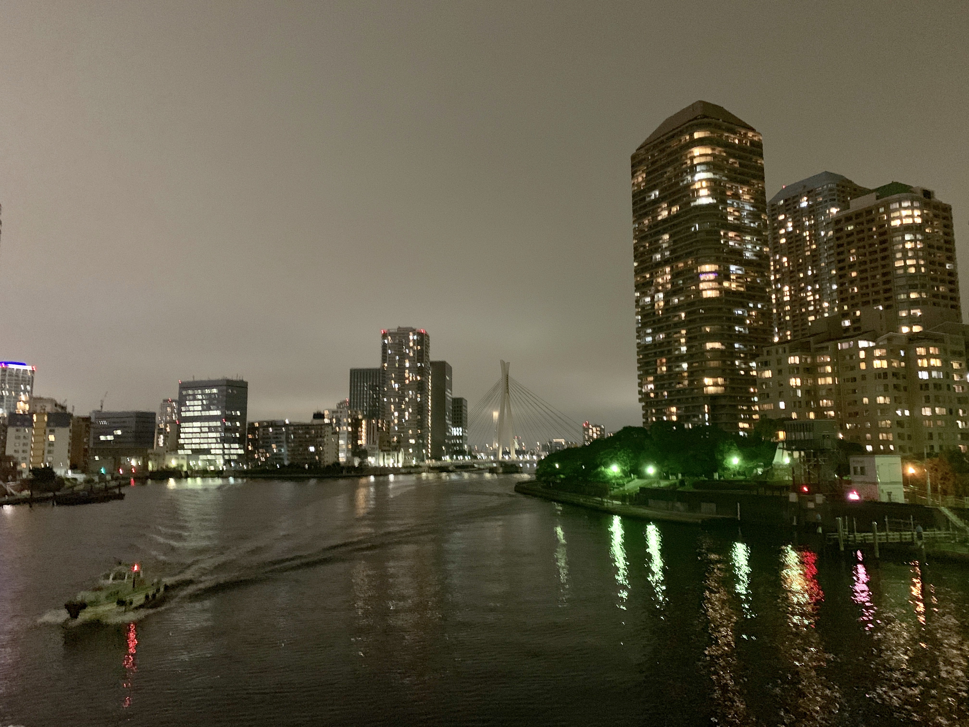 今夜は佃大橋からの夜景🌃