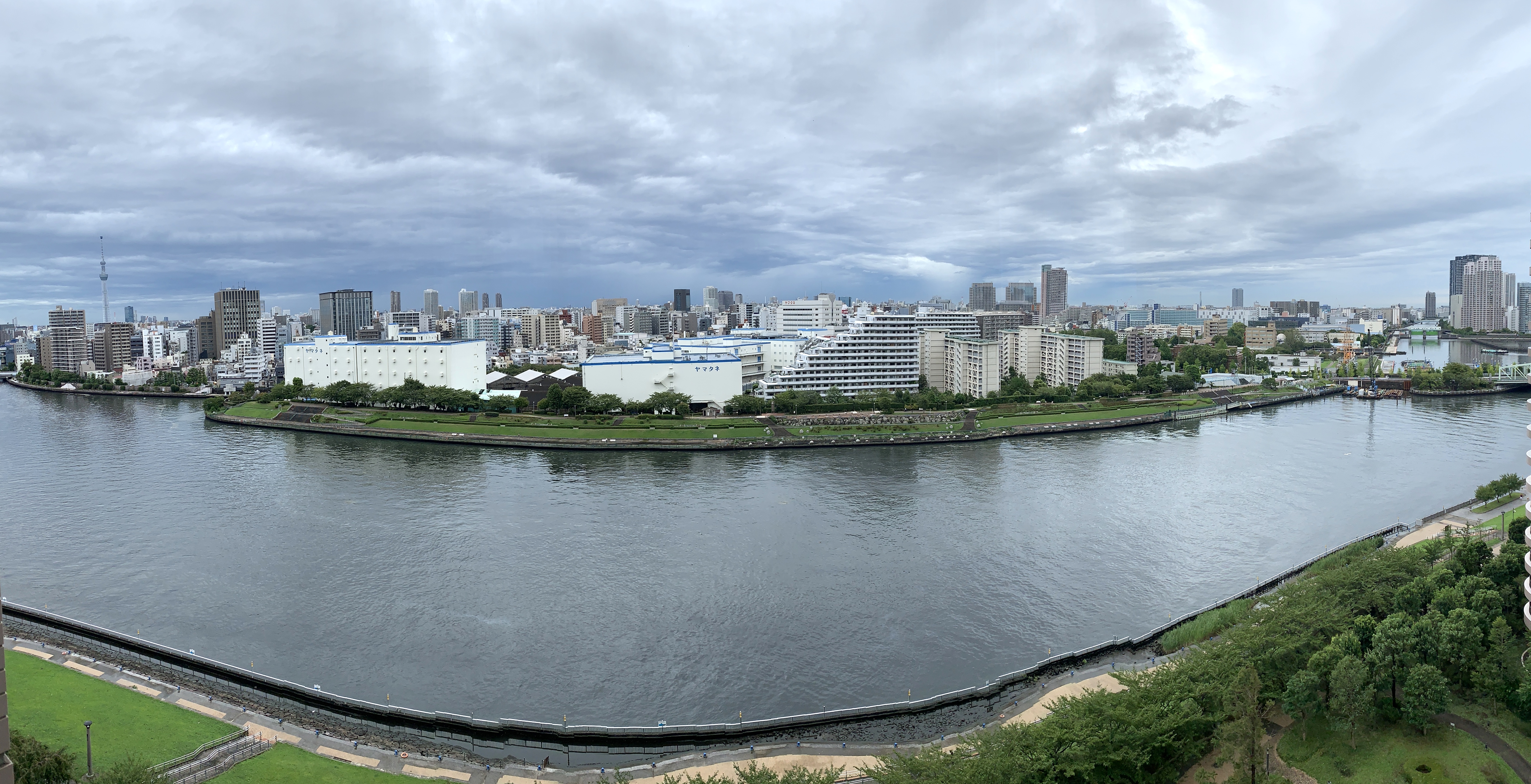 台風一過・晴れてきました☀️