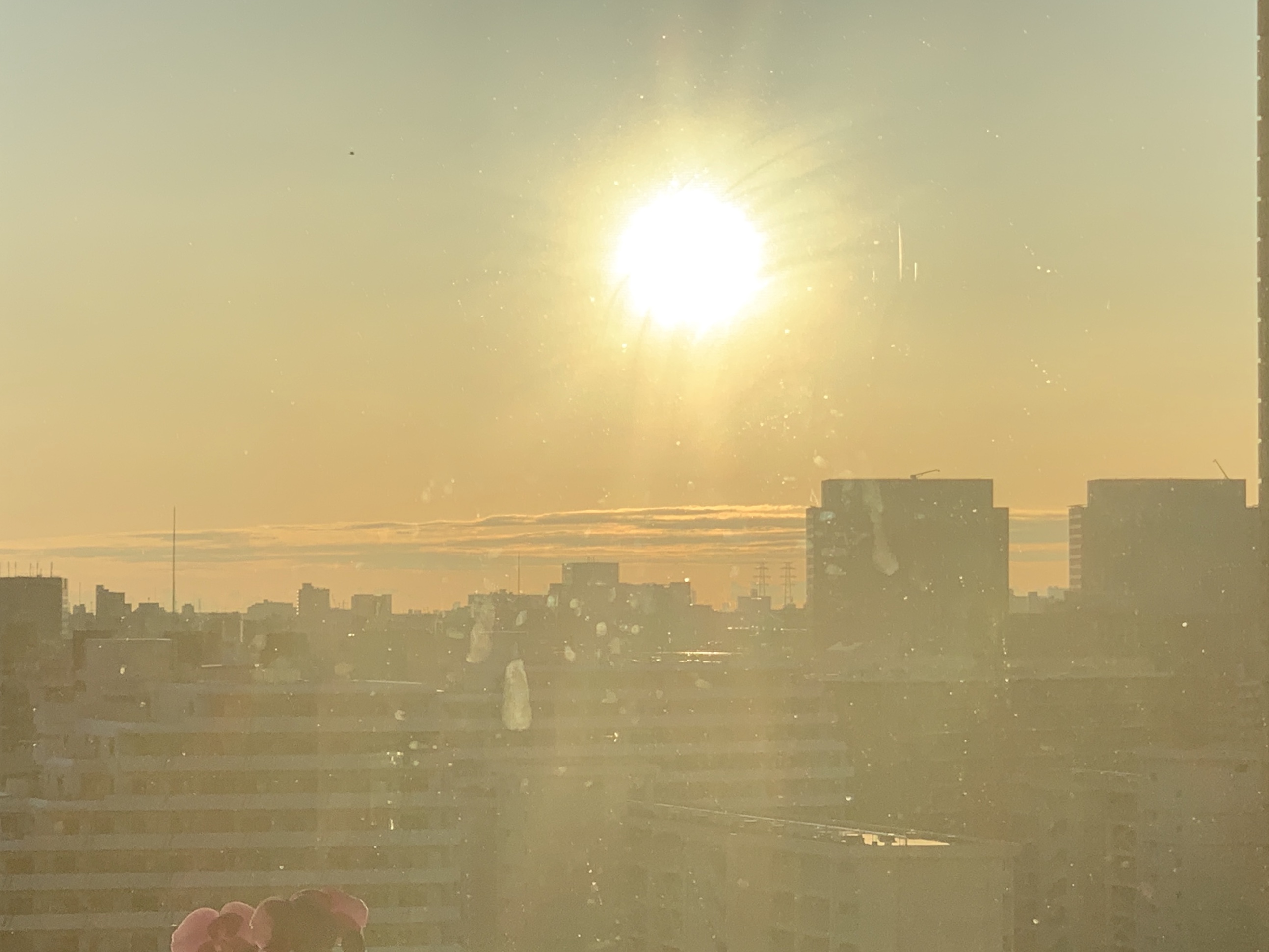 久しぶりオレンジの朝☀️「自分を信じる」