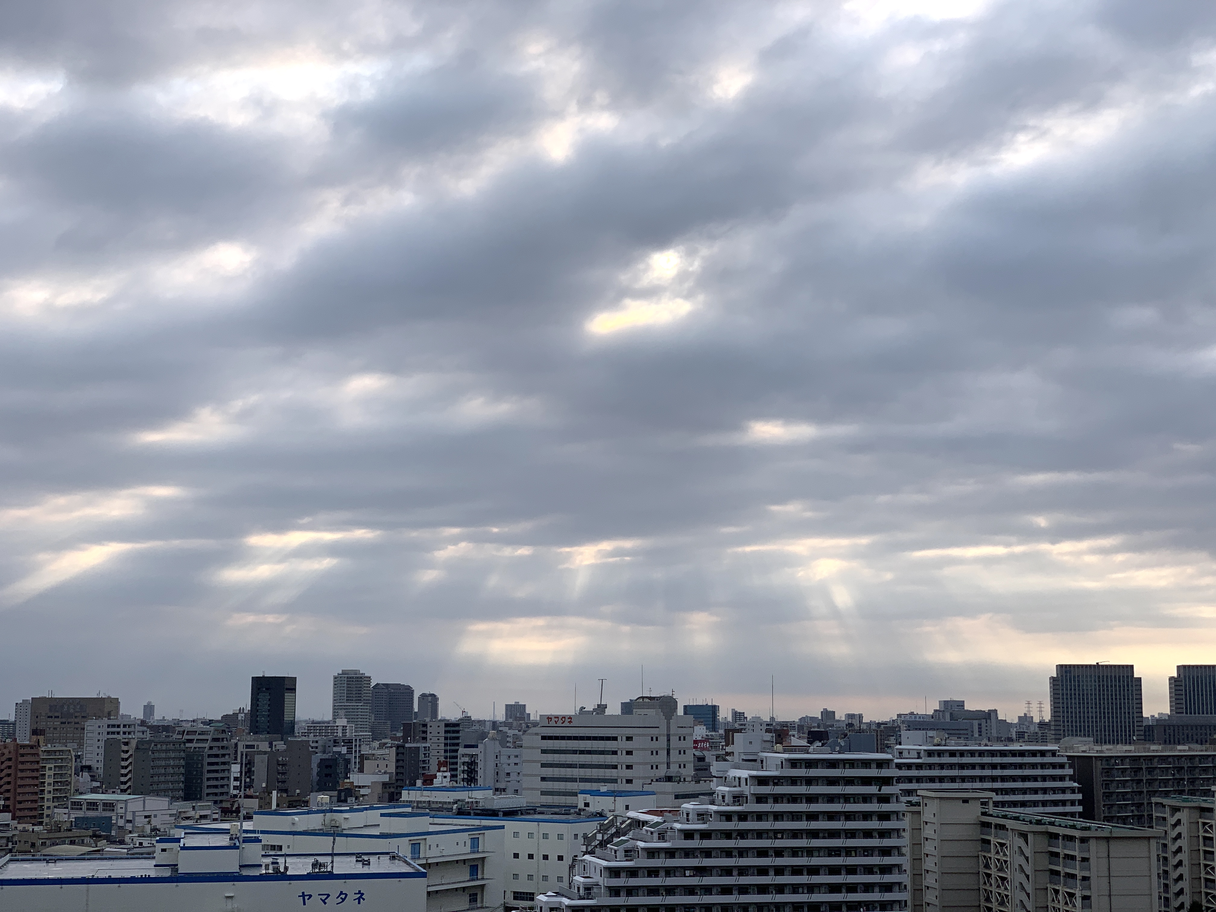 希望の光が降り注いでいます