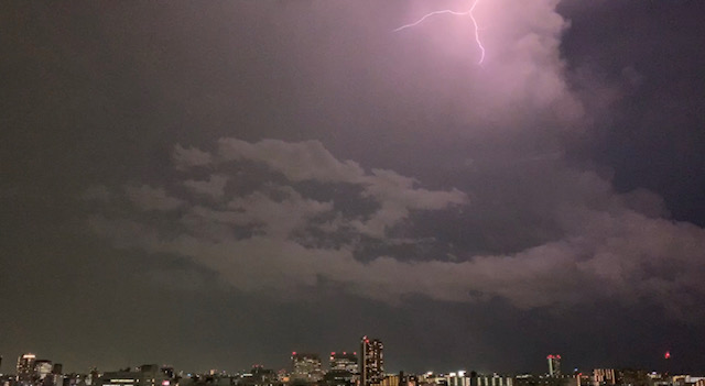 空が怒ってます⚡️