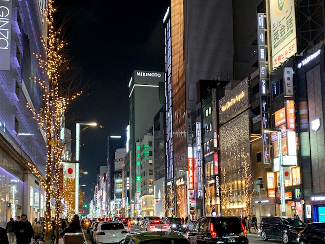 夜の銀座✨