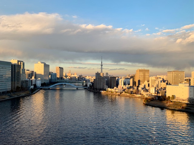 心が洗われるような綺麗な夕暮れ