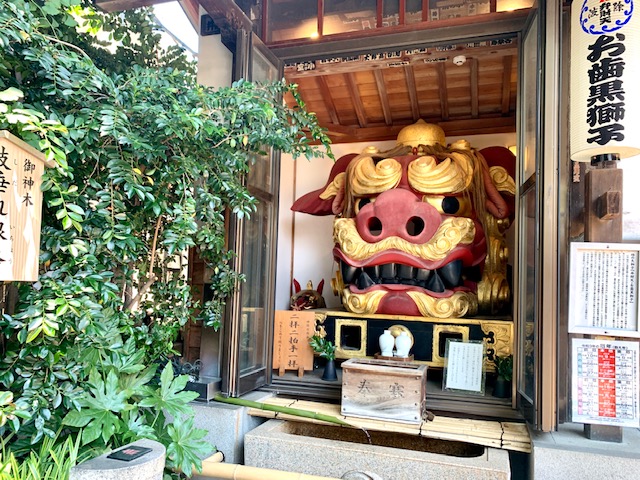 築地波除神社へお参り