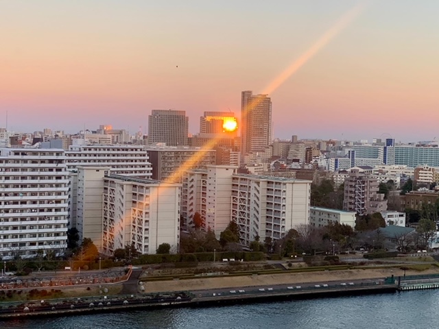 綺麗な夕焼け