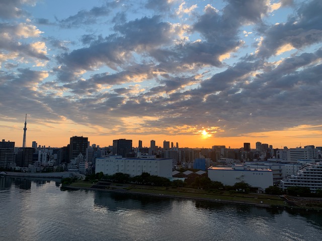 朝陽を浴びられる幸せ「長い目で見てみる」