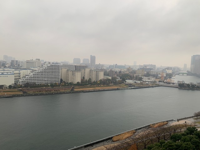 小雨の中に白い物「たまに贅沢」