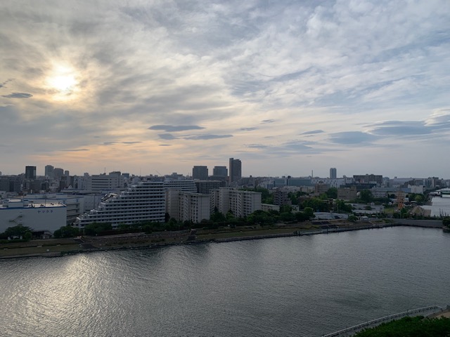 目まぐるしい空模様「体は神様からの借り物」