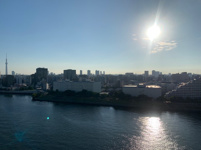 雲一つない青空「当たり前を大切に」