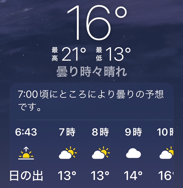 とても12月とは思えない「誰かのお役に立っている」