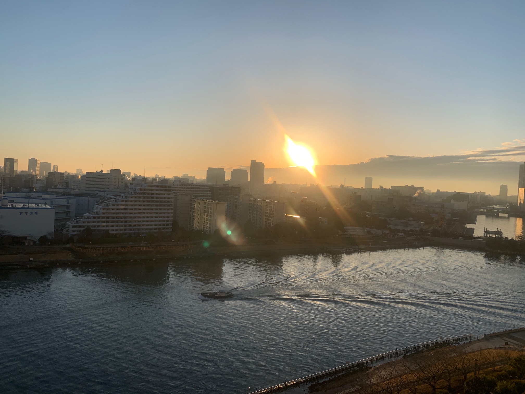 朝陽をたくさん浴びて元気になろう