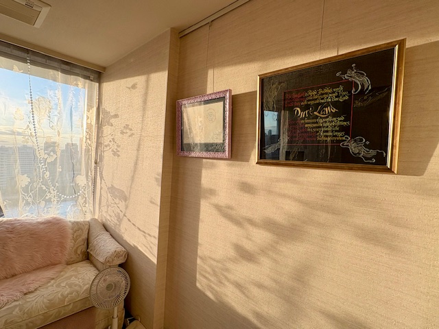 部屋の中まで朝陽がいっぱい
