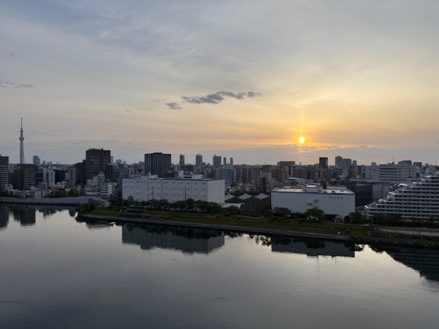 日の出を待つ朝「自分の体調を考えて」