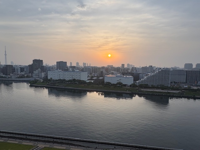 綺麗な朝陽「無理」