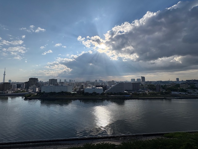 燦々と降り注ぐ朝日「喜怒哀楽」