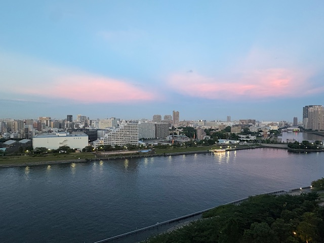 心が和む綺麗な夕暮れ