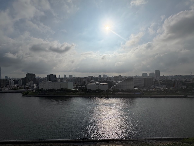 キラキラの大きな朝陽「心が折れる」