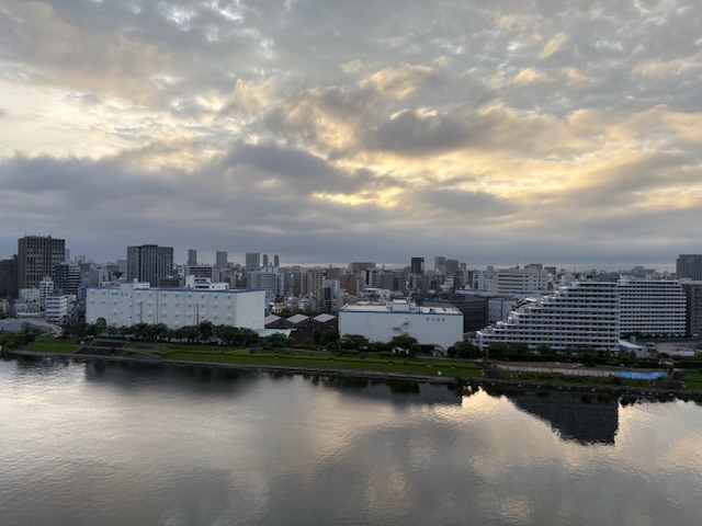 朝は気温も落ち着いてます「見て見ぬふり」