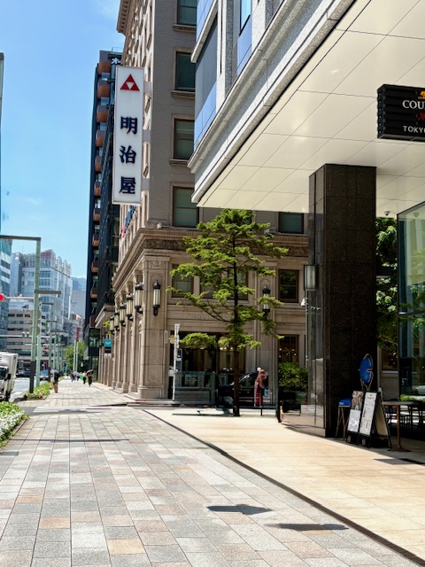 今日のウォーキングは 佃→八丁堀→京橋→銀座
