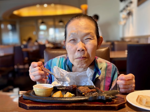 叔母82歳の誕生日