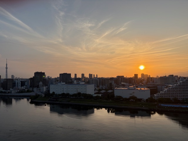 今朝も元気で新たな一日の始まり「自分自身の最高」