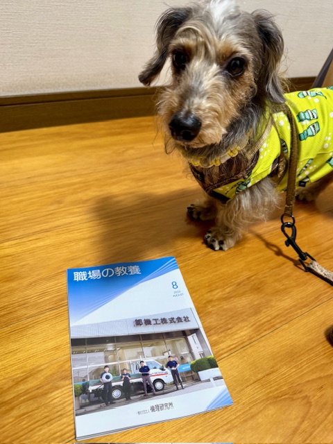まーちゃんも職場の教養で勉強中
