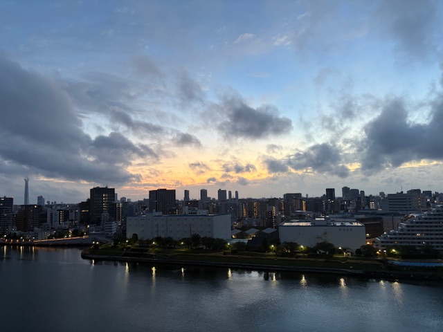 急に秋を感じる朝「忙しい」