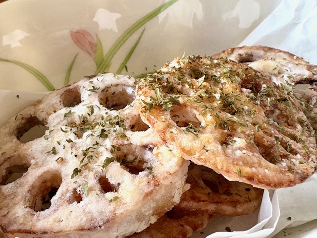 フライドレンコン揚げてみました