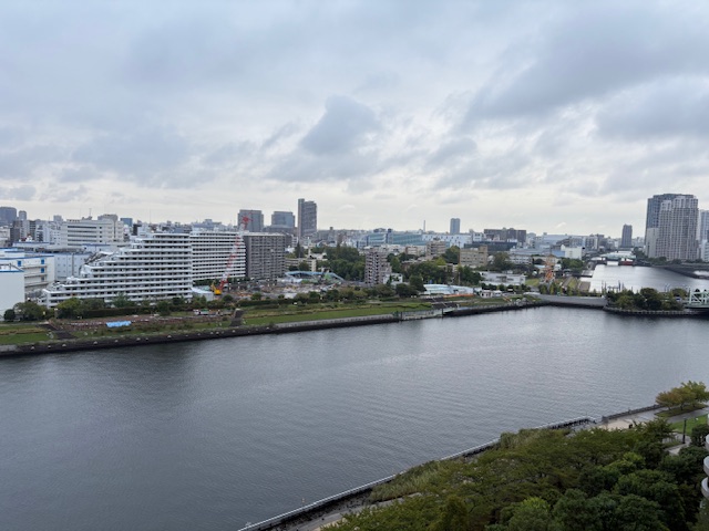 曇り空で日差しがなく 寒々しい朝「自己満足」