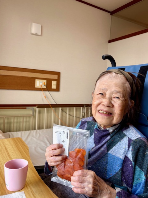 大好きなあけぼののあんずと人形焼