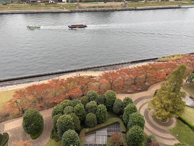 曇り空でより寒く「頑張りすぎない」