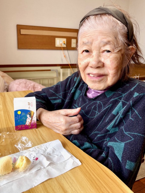 萩の月を母と美味しくいただきました