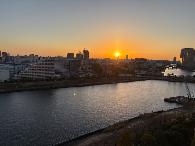 大きな朝陽「心のゆとり」