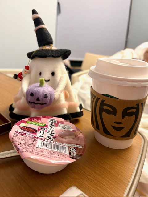 母と一緒にコーヒータイム