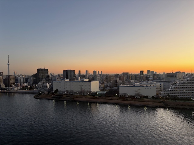 快晴予報の夜明け「気持ちよく」