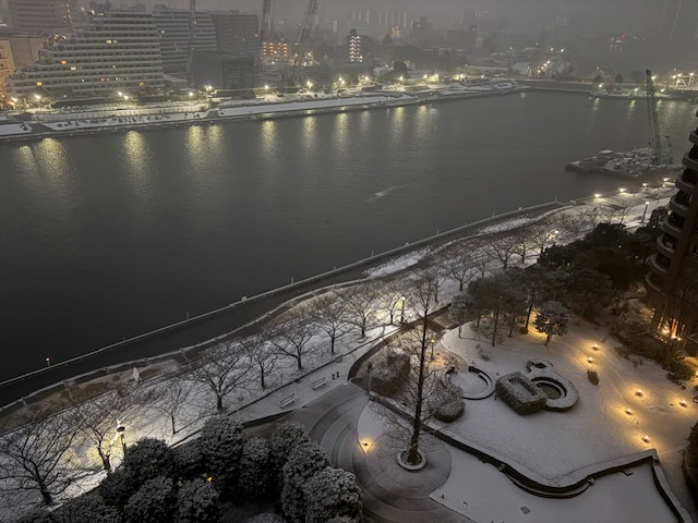 辺り一面雪景色「ごめんなさい」