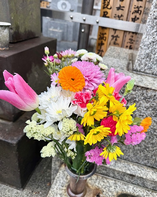 今日は妹とまーちゃんが母方のお墓参りに