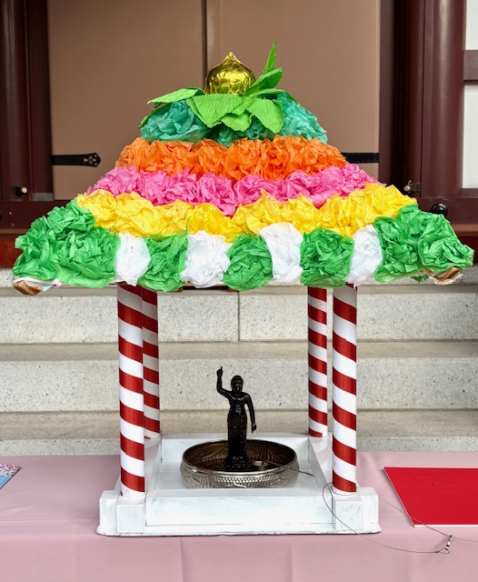 4月8日花祭りの準備