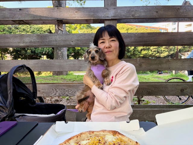 まーちゃんと駒沢公園へ