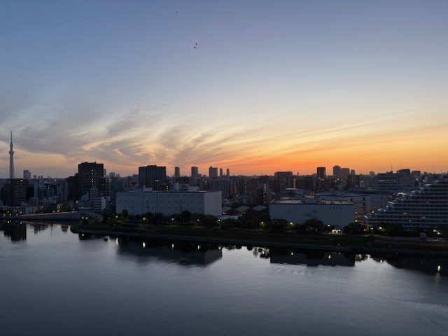 今朝も綺麗な朝の風景「いつものやり方」
