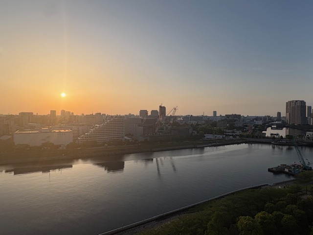 大きな朝陽「真の愛は自由の中から」