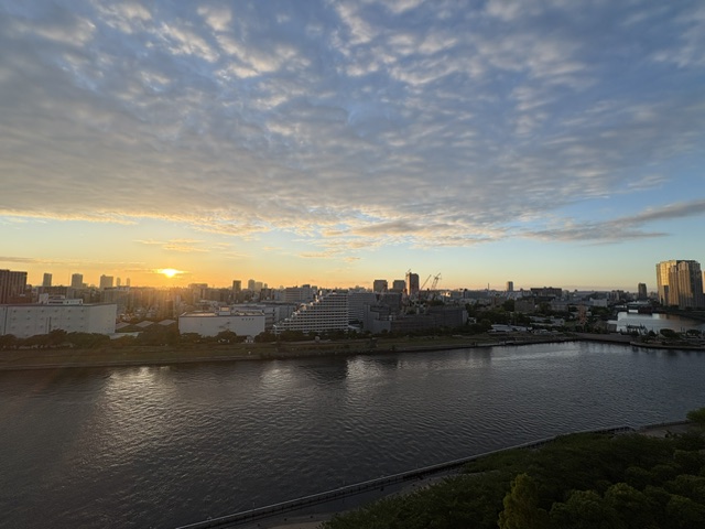 日の出の瞬間「１日５分」