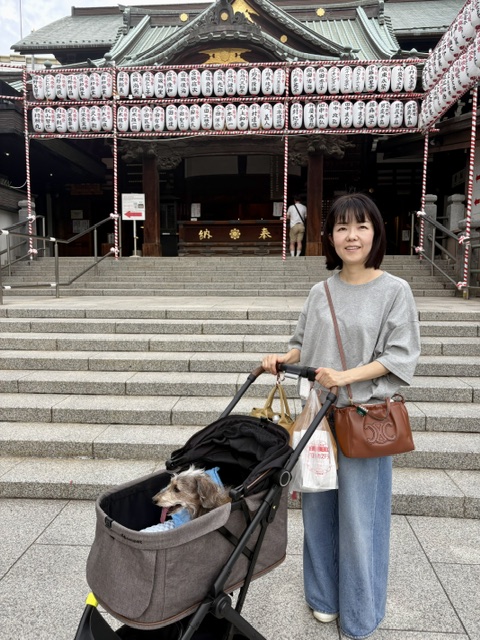 まーちゃんに誘われて深川お不動様、龍神様とお稲荷さん
