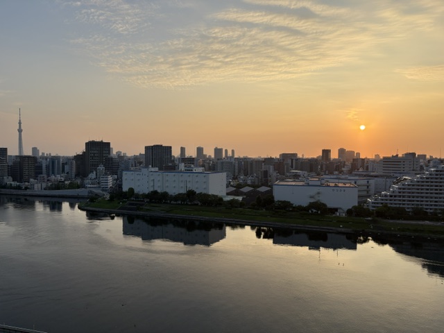 大きな朝陽と静かな夜明け「正論」