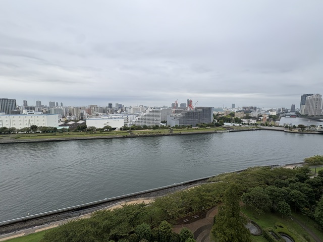 空気が冷たい雨上がりの朝「受け流す」